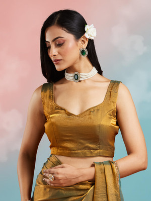 Croza Silk Blend Solid Blouse Material