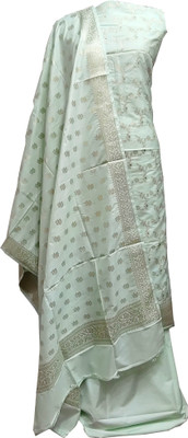 Naveera Pure Silk Self Design Salwar Suit Material