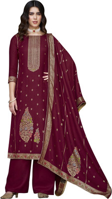 HouseOfCommon Wool Embroidered Salwar Suit Material