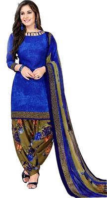 Aagam Crepe Printed Salwar Suit Material