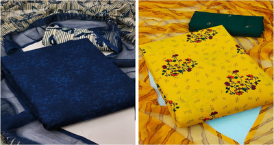 ANAND Crepe Printed Salwar Suit Material