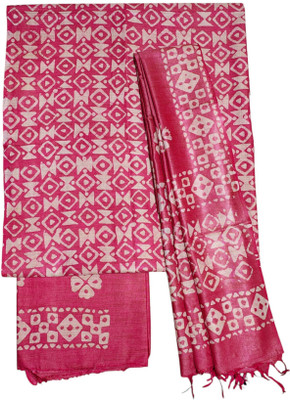 Ivikta Dupion Silk Printed Salwar Suit Material