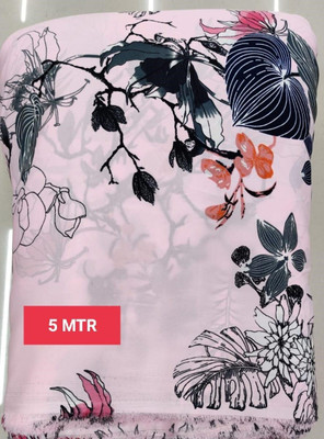 UNIQUE ENTERPRISE Crepe Solid, Printed Kurta Fabric