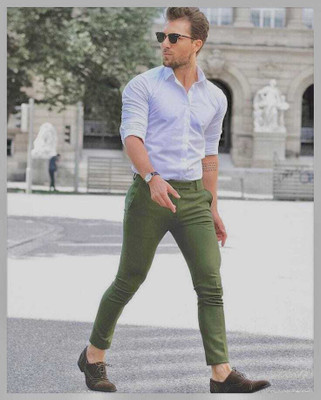 KHODIYAR FASHION Cotton Blend Solid Shirt & Trouser Fabric