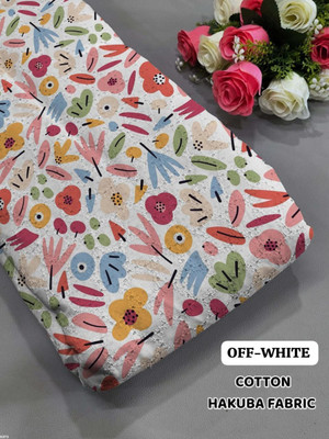 S RATHOD CREATION Cotton Blend Printed Multipurpose Running Fabric