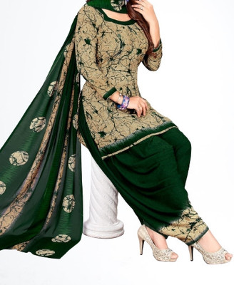 ANOKHISTYLE Crepe Solid Salwar Suit Material