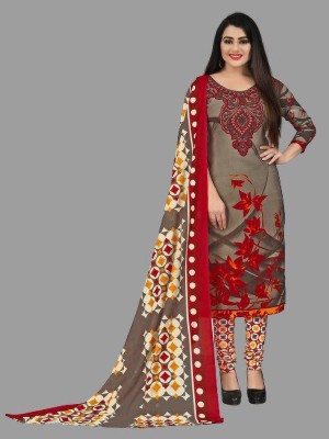 Wow Ethnic Cotton Blend Floral Print, Printed Salwar Suit Material