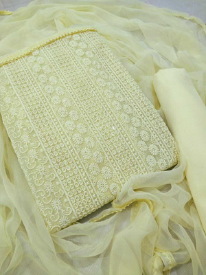 HouseOfCommon Georgette Embroidered Salwar Suit Material
