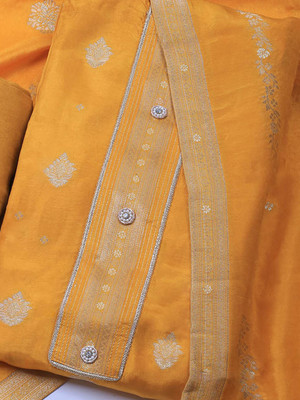 Meena Bazaar Chanderi Printed Salwar Suit Material