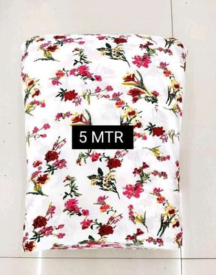 Zoognu Crepe Floral Print Kurta & Patiyala Material