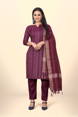 Julee Pure Cotton Embroidered Salwar Suit Material