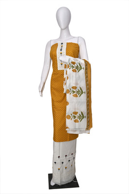 AAKARSHAN SAREES Pure Cotton Printed Salwar Suit Material