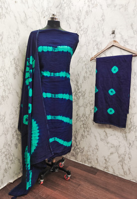 INITHI Chanderi Printed Salwar Suit Material