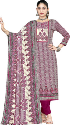 DRAVINAM Trends Wool Printed Salwar Suit Material
