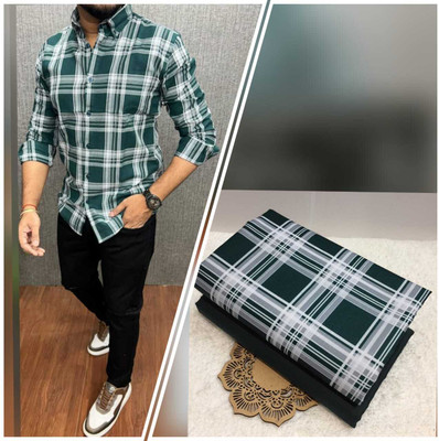 tmcretion Polycotton Checkered Shirt & Trouser Fabric