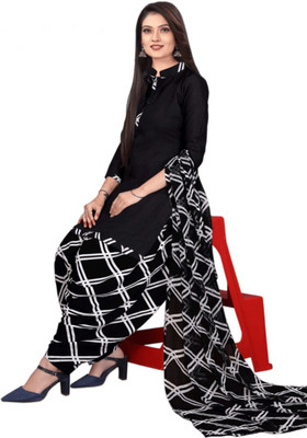 MAHAKALI CREATION Crepe Printed Salwar Suit Material