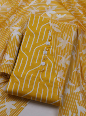 Meghdoot Textiles Pure Cotton Printed Salwar Suit Material