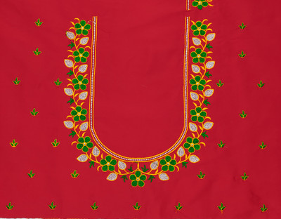 Spensen Enterprise Pure Silk Embroidered Blouse Material