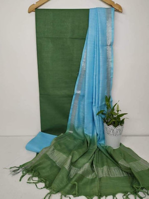 Aamir Fashion Textile Cotton Linen Solid Salwar Suit Material