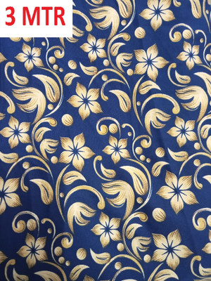 WOMENSILKFABRIC Crepe Printed Kurta Fabric