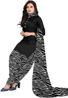 MAHAKALI CREATION Crepe Printed Salwar Suit Material