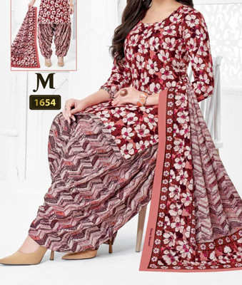 Kashvi Crepe Floral Print Salwar Suit Material