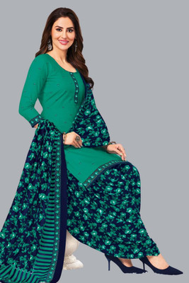 SHREE JEENMATA COLLECTION Pure Cotton Printed Kurta & Patiyala Material