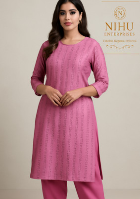 NIHU ENTERPRISE Cotton Silk Printed Salwar Suit Material
