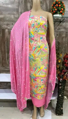 Shree paras creation Pure Cotton Floral Print, Printed Salwar Suit Material