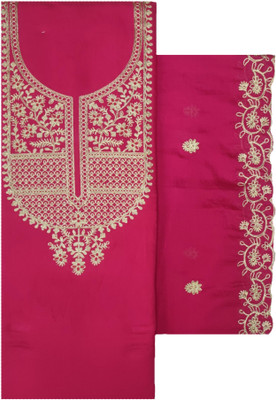 Soul Essence Pure Cotton Embroidered Salwar Suit Material