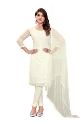 VASTRALATA Georgette Embellished Salwar Suit Material