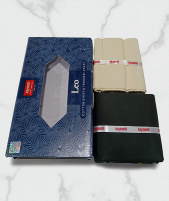 Raymond Cotton Blend Solid Shirt & Trouser Fabric