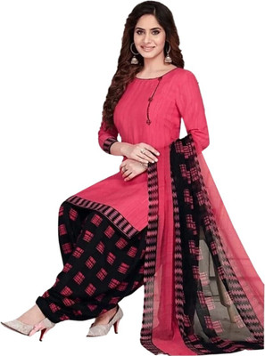 ANIRAV Crepe Printed Salwar Suit Material