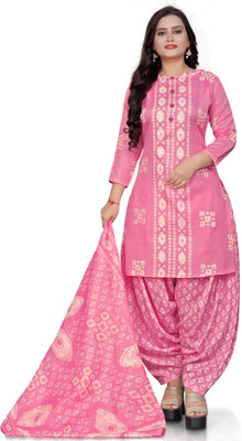 Rajnandini Cotton Blend Printed Salwar Suit Material