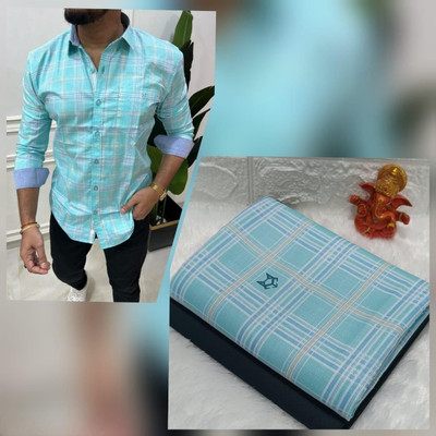 YANA CREATION Cotton Blend Printed Shirt & Trouser Fabric