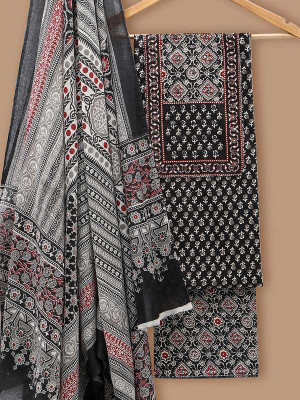 Meghdoot Textiles Pure Cotton Floral Print Salwar Suit Material