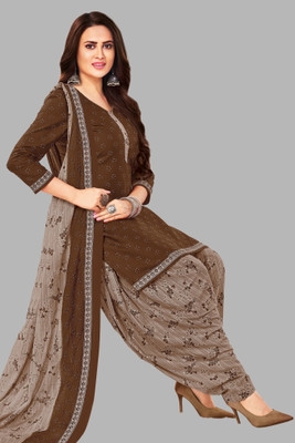 Simmu Pure Cotton Printed Kurta & Patiyala Material