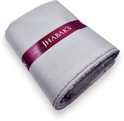 JHABAK'S Lycra Blend Solid Trouser Fabric