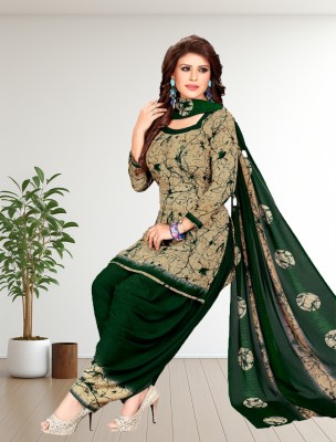 The THIRA Crepe Printed Salwar Suit Material