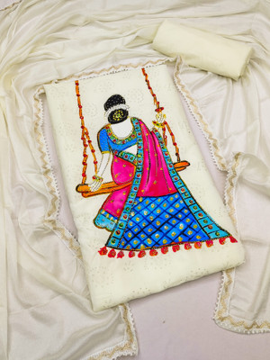 darshna Crepe Printed Salwar Suit Material