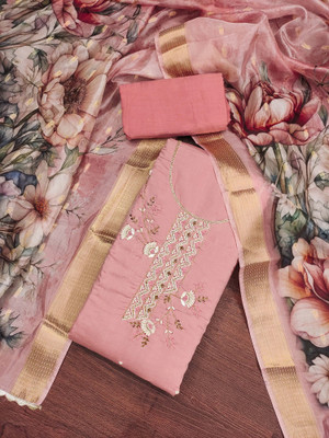 Divastri Silk Blend Solid Salwar Suit Material