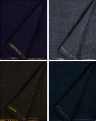 JHABAK'S Viscose Rayon Self Design Trouser Fabric