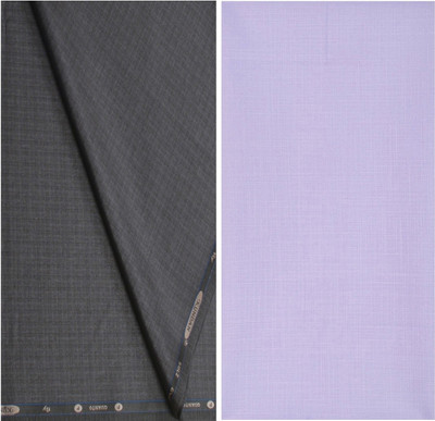 KUNDAN SULZ GWALIOR Polycotton Self Design Shirt & Trouser Fabric