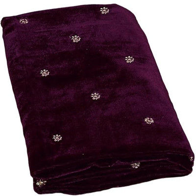 SoniImpax Velvet Embroidered Blouse Material