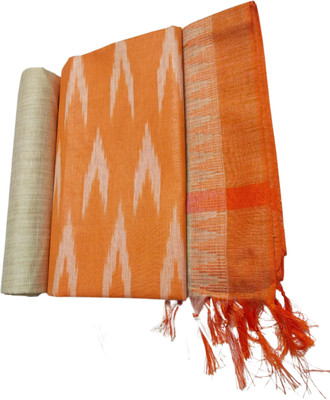 Manikant Handloom Cotton Blend Printed Salwar Suit Material