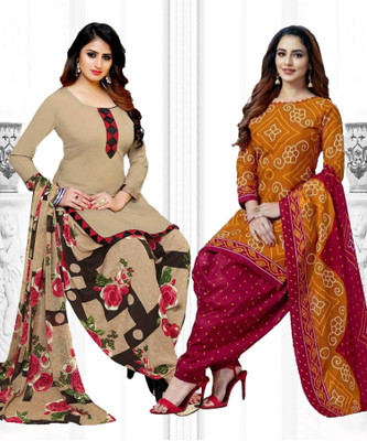 Nirvaan Crepe Printed Salwar Suit Material
