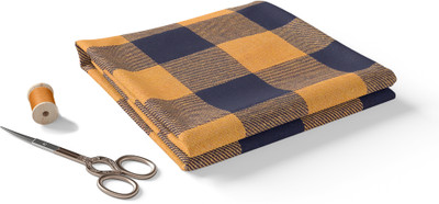 Bigreams Pure Cotton Checkered Shirt Fabric