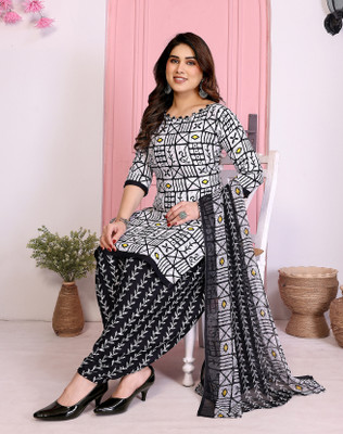 YASHIKA Crepe Printed Salwar Suit Material