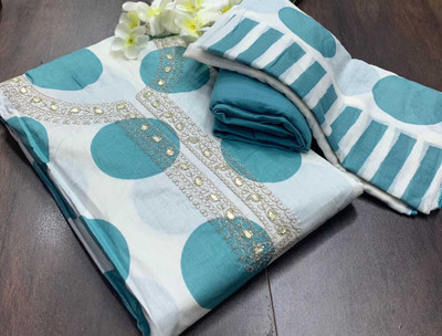 Meghdoot Textiles Pure Cotton Printed Salwar Suit Material