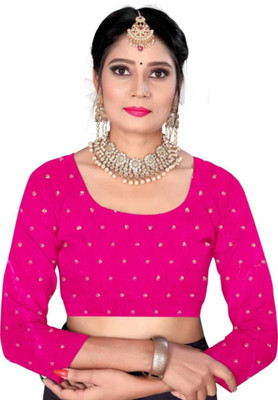 Fashion World Zone Velvet Embroidered Blouse Material